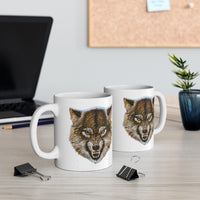 Wolf Mug for Coffee or Tea - Animal-Themed Ceramic