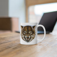 Wolf Mug for Coffee or Tea - Animal-Themed Ceramic