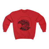 Eagle Eye Unisex Crewneck Sweatshirt - Red