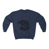 Eagle Eye Unisex Crewneck Sweatshirt - Navy