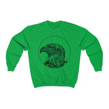 Eagle Eye Unisex Crewneck Sweatshirt - Irish Green