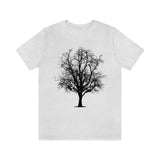 Single Tree Shirt - Simple Tree Design in Ash